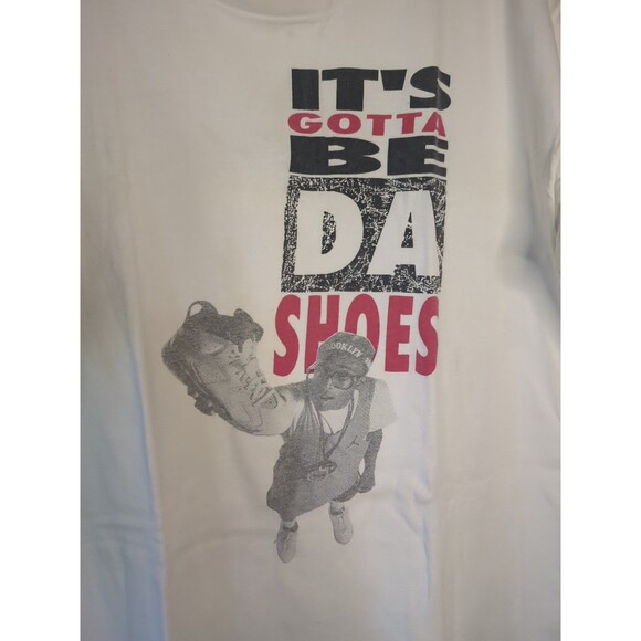 Vintage 90s‎ Nike Michael Jordan Spike Lee Shirt It’s Gotta Be Da Shoes USA Made - Picture 3 of 7